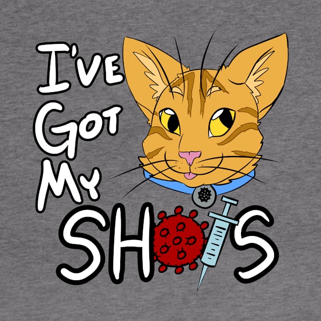 I've Got My Shots (Orange Tabby Cat, COVID) by malafight